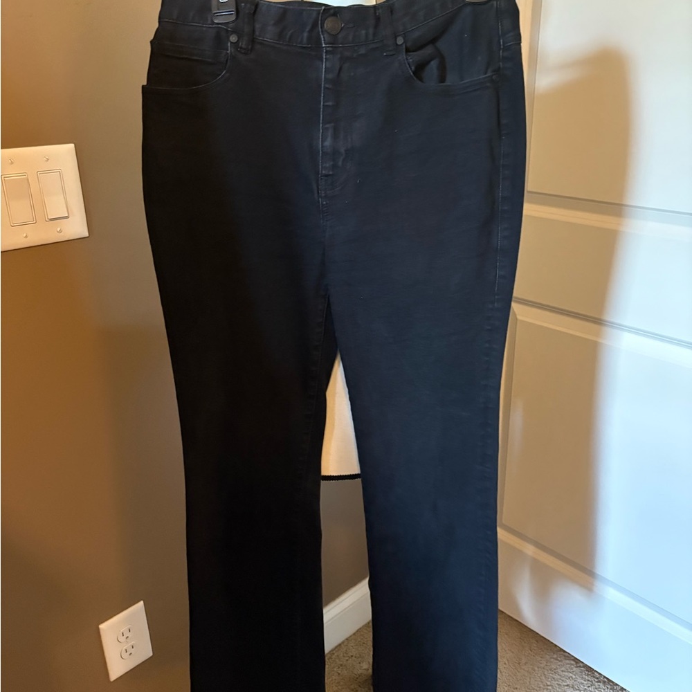 CAbi Black 5th Avenue Jeans Straight-Leg Pants